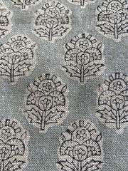 Tuskyn Block Print Handloom Linen Fabric
